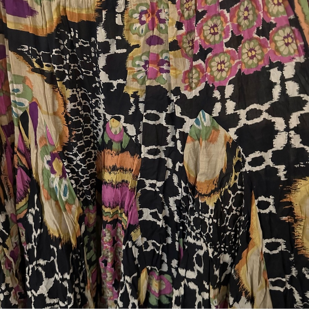 Grace Elements Black and Pink Fit and Flare Midi Skirt - Picture 2 of 8